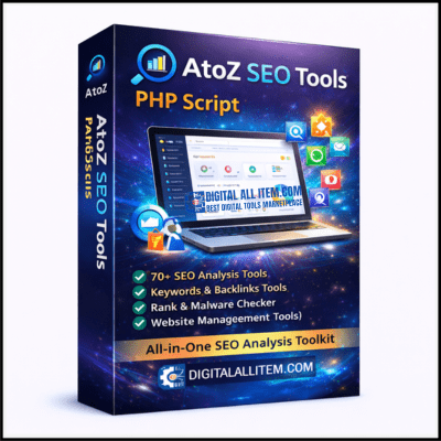AtoZ SEO Tools PHP Script – All-in-One SEO Tools Platform